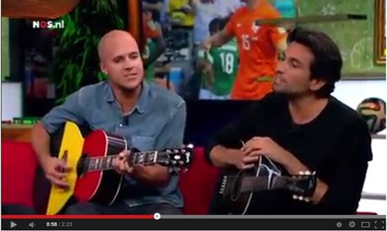 Milow & Dotan brengen ode aan Oranje 