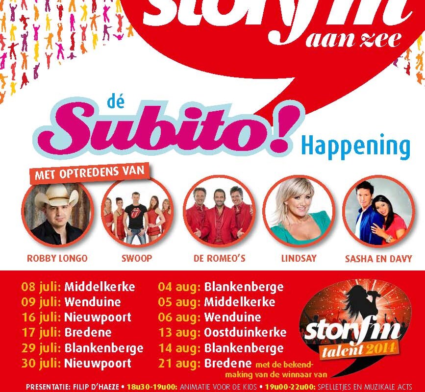 Kustanimatie gaat van start met Story FM aan zee - de subito happening