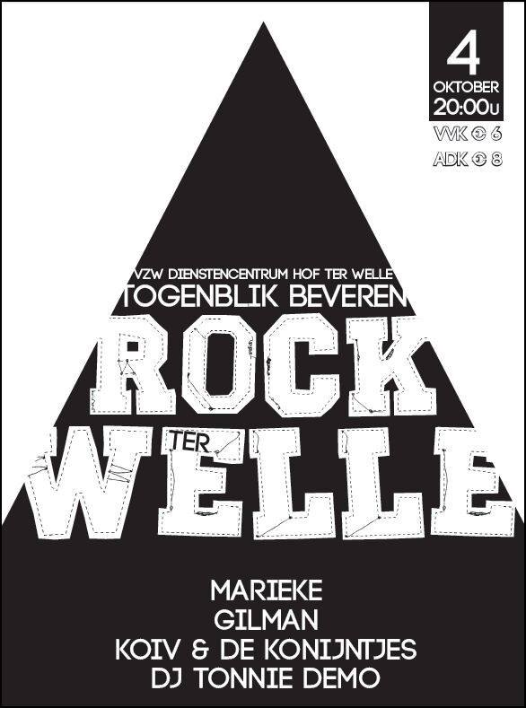 3de editie Rock Ter Welle gaat door op 4 oktober 