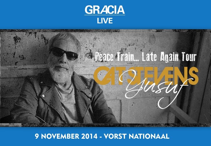 Cat Stevens / Yusuf op 9 November te Vorst Nationaal