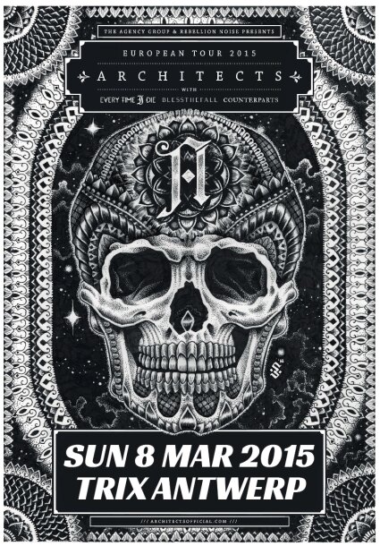 Architects komen naar Trix op 8 maart 2015