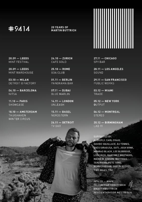 20 Years Of Martin Buttrich Global Tour #9414