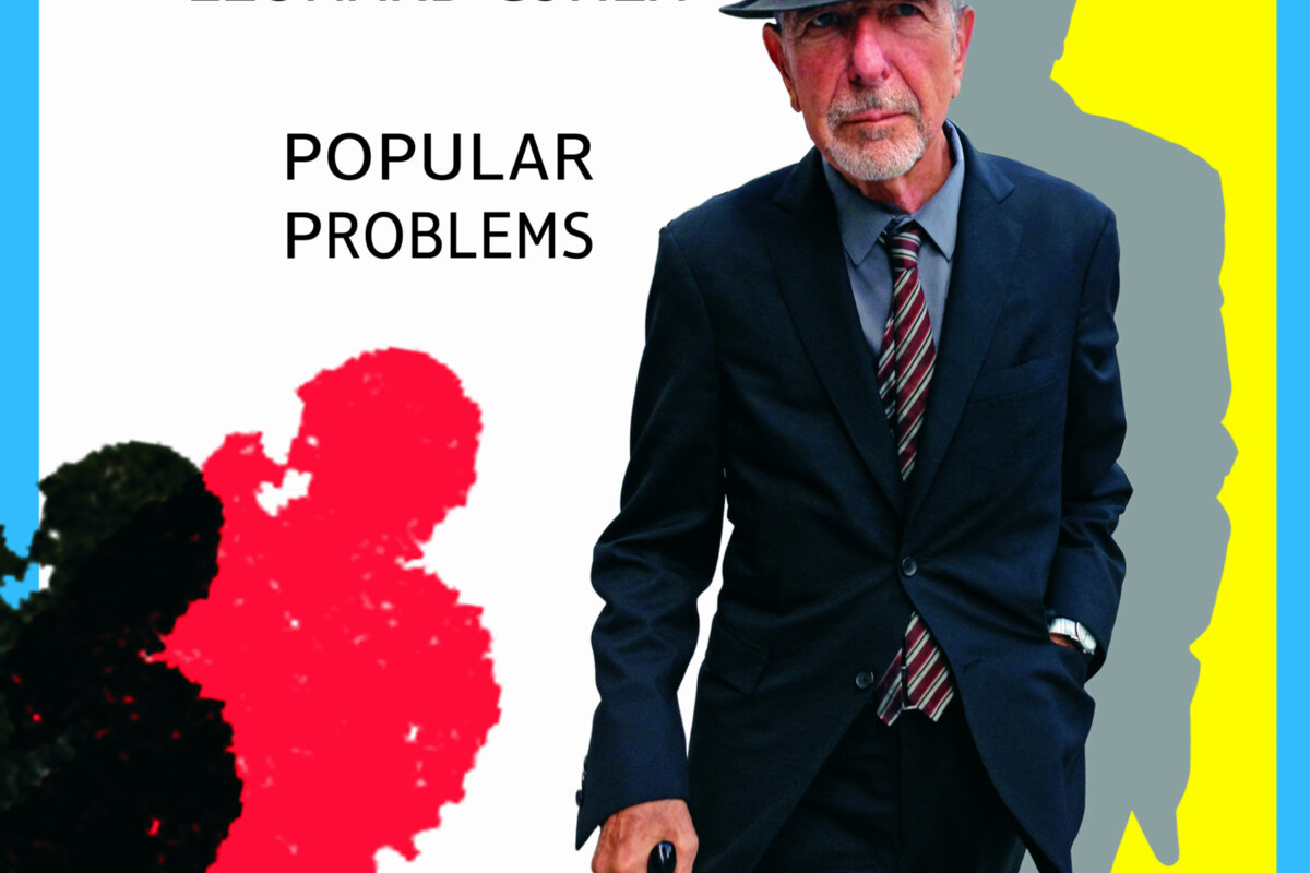 Leonard Cohen zkt muur voor kunstwerk