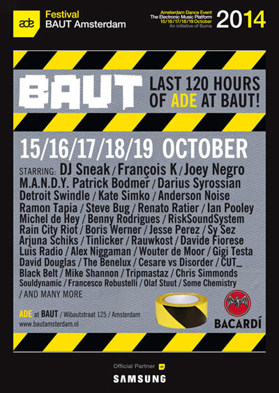 Baut draait door met Amsterdam Dance Event 