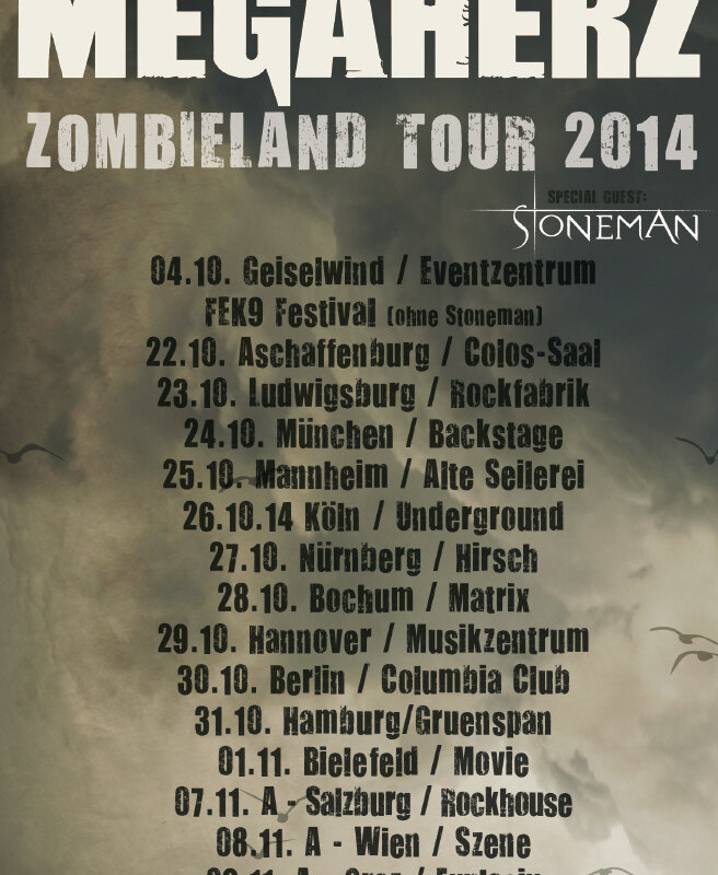 Megaherz - upcoming club release parties