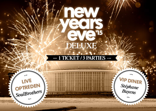 Tickets New Years Eve Deluxe '15 nu in voorverkoop