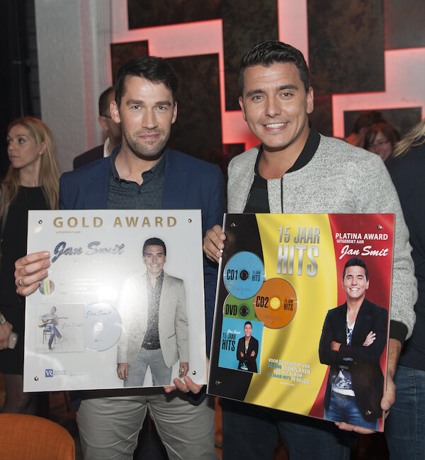 Platina en goud voor Jan Smit in Vlaanderen