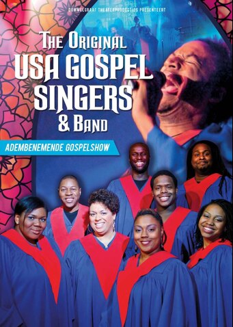 The Original USA Gospel Singers trekken vanaf 27 januari doorheen de Nederlandse theaters