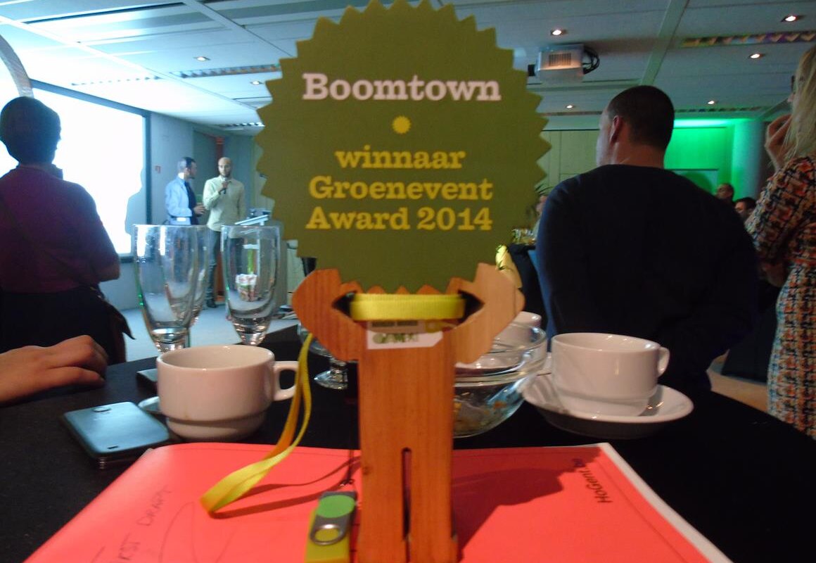 Boomtown wint Groenevent Award