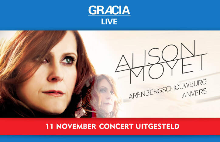 Alison Moyet: Concert Arenbergschouwburg uitgesteld