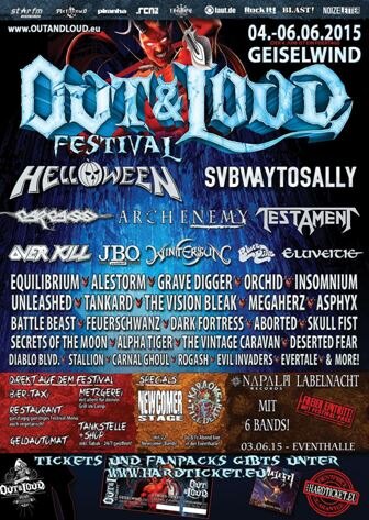 Napalm Records Label Night At Out & Loud Festival 2015!