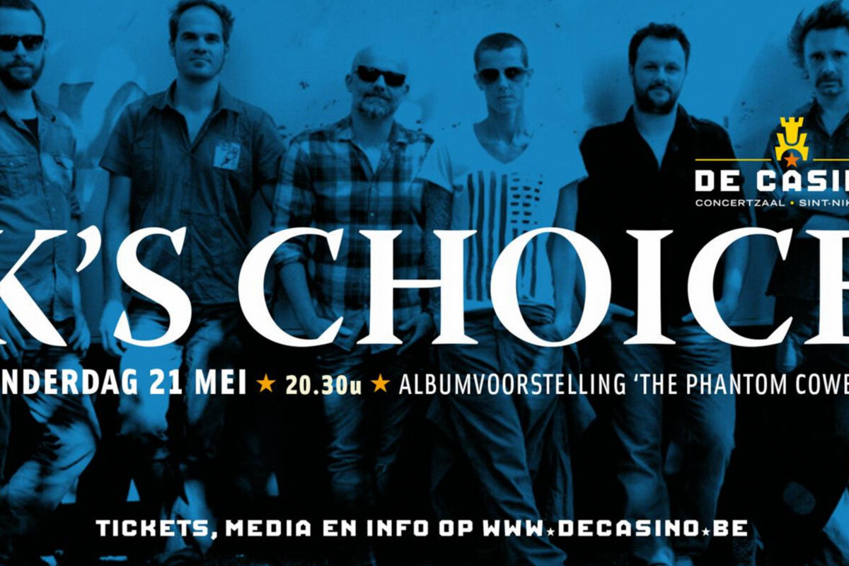 K's Choice komt naar De Casino!	