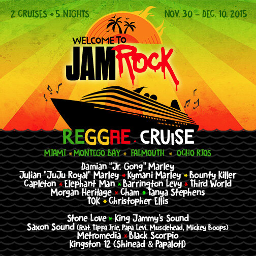 Welcome To Jamrock Reggae Cruise Announces Plans for 2015