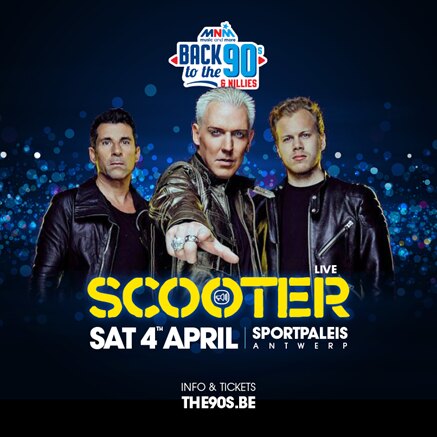 Duitse raveband Scooter komt naar Back to the 90's & 00's