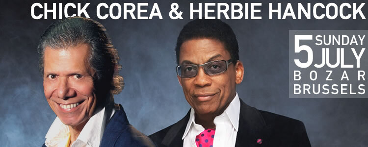 Chick Corea en Herbie Hancock komen naar het Paleis voor Schone Kunsten