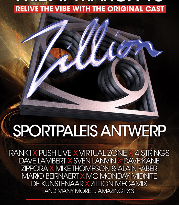 Zillion party in het Sportpaleis brengt indrukwekkende line-up van DJ’s en live acts