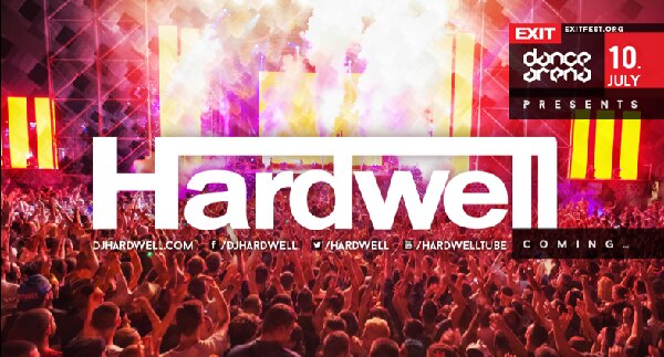 World No 1 DJ and producer Hardwell headlines EXIT Festival Dance Arena