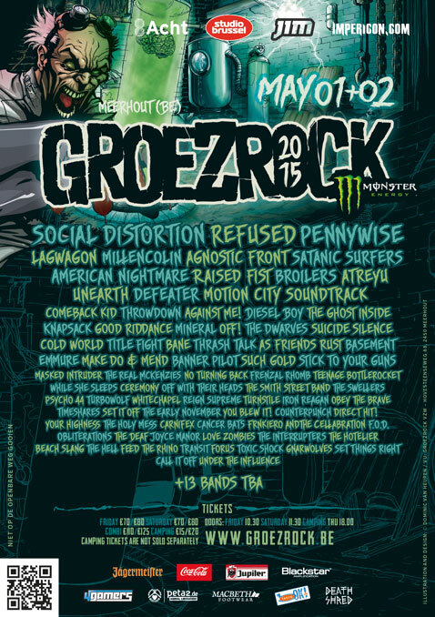 ennywise, Joyce Manor, Motion City Soundtrack and more join Groezrock 2015!