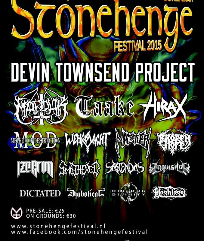 Stonehenge Festival maakt affiche 2015 bekend