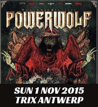 Powerwolf speelt op 1 november in Trix