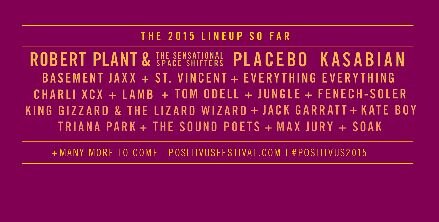 Kasabian And Placebo To Play Positivus Festival!