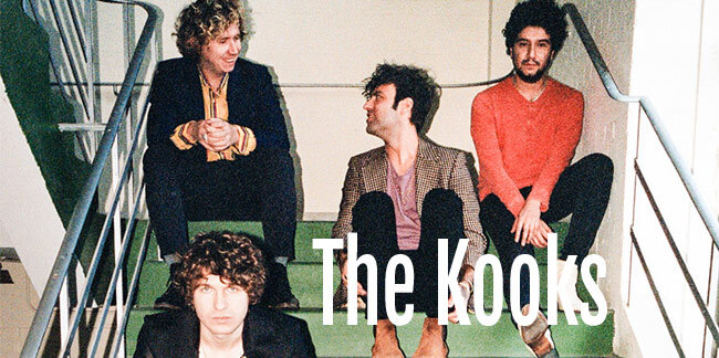 The Kooks op 3 augustus bij dEUS en Belle and Sebastian tijdens de Lokerse Feesten