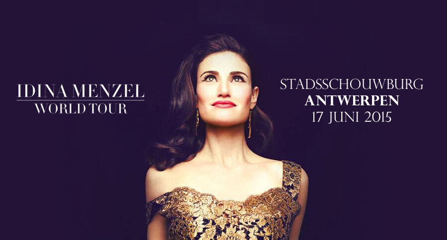 Idina Menzel komt op 17 juni naar de Stadsschouwburg te Antwerpen