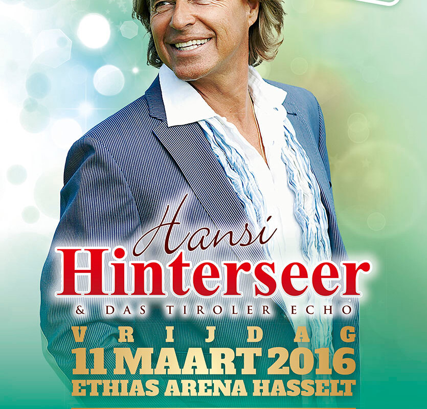 Hansi Hinterseer op 11 maart 2016 met nieuwe tournee in Ethias Arena Hasselt