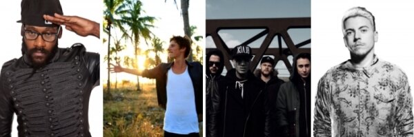 Tarrus Riley, Naâman, Modestep Live & Branko komen naar Couleur Café