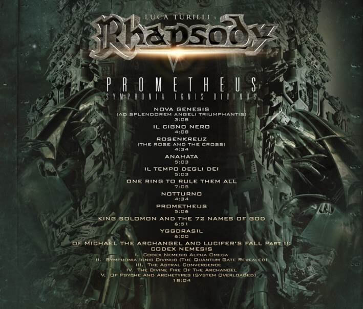 Luca Turilli’s Rhapsody:  first album trailer on "Prometheus, Symphonia Ignis Divinus" revealed