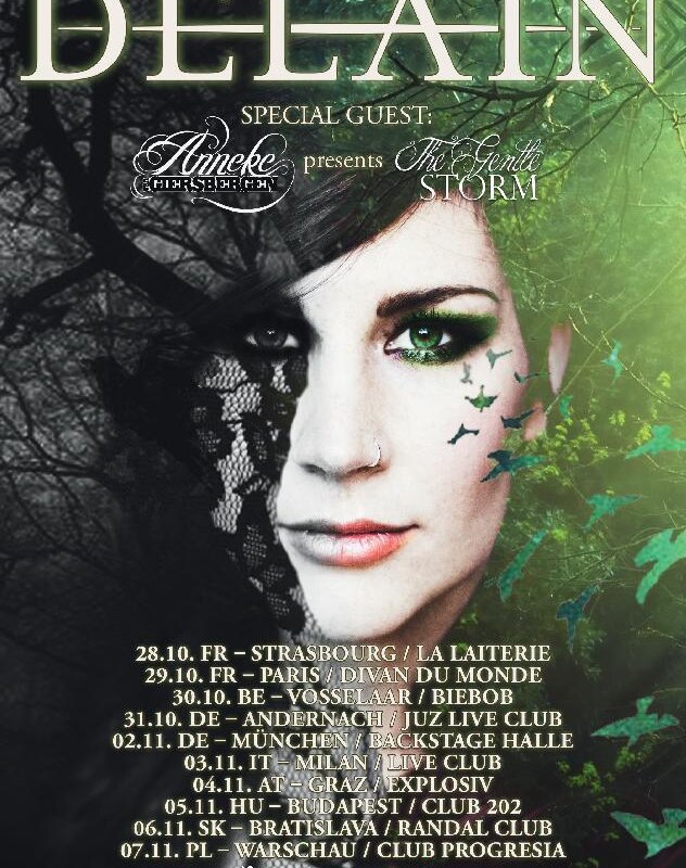 Delain on European Headlining-tour in Autumn 2015