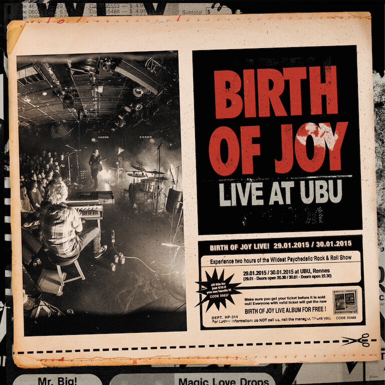 Birth Of Joy presenteert Live At Ubu op 29 mei!