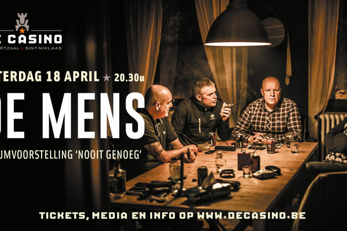 De Mens speelt morgenavond in De Casino