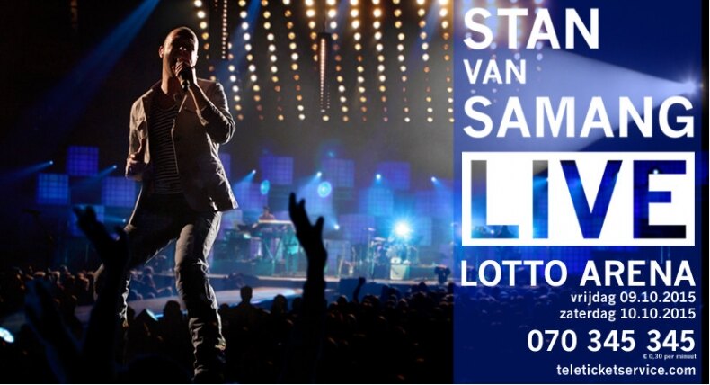 Stan Van Samang kondigt tweede Lotto Arena concert aan