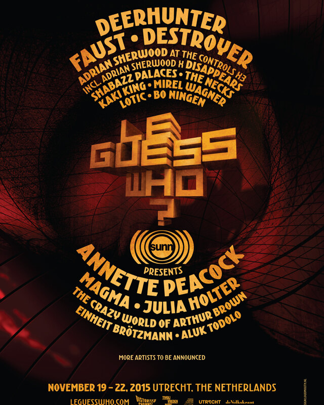 Sunn O))) presenteert vierdaags programma op Le Guess Who? Festival 2015 met Annette Peacock en Magma