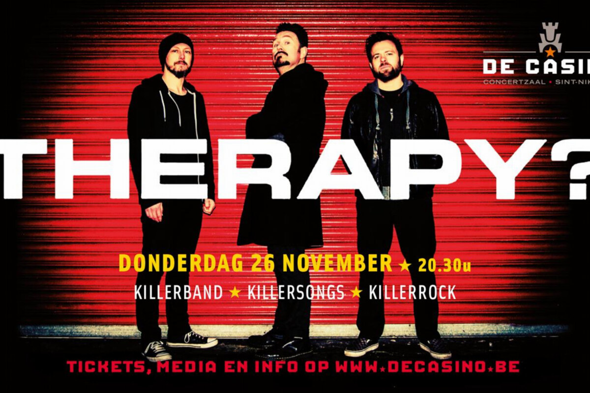 Therapy? komt naar de Casino