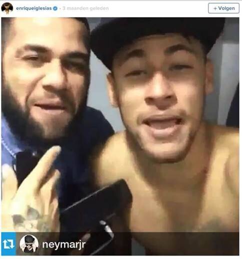 Voetbalster Neymar loves "El Perdon"