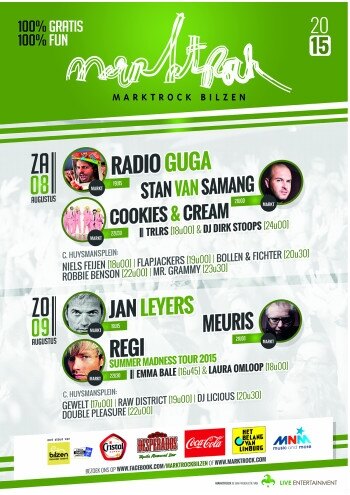 Affiche Marktrock Bilzen is compleet