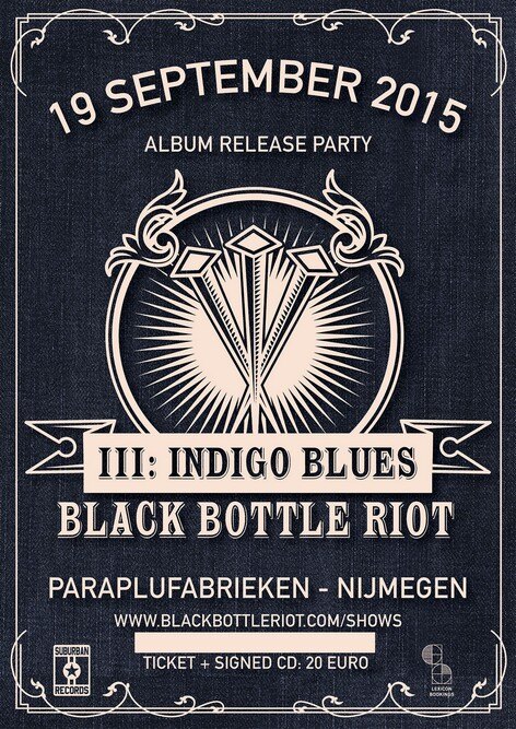 Black Bottle Riot zingt over verlies, drank en de dood op nieuw album III: Indigo Blues