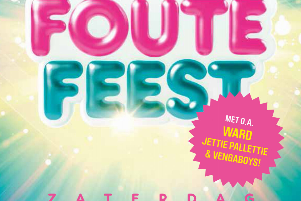 Waregem Expo zet deuren open voor Het Foute Feest DJ Ward, Vengaboys en Jettie Pallettie zijn eerste namen