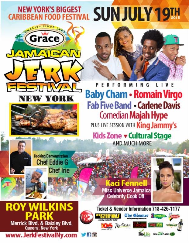Baby Cham replace Sanchez on Grace Jamaican Jerk Festival