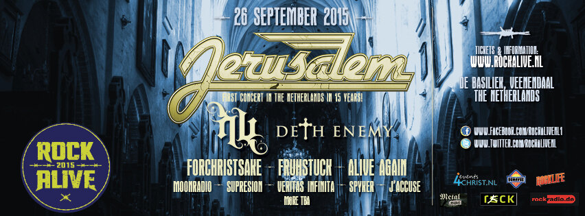 Het nieuwe christelijke rockfestival Rock Alive
