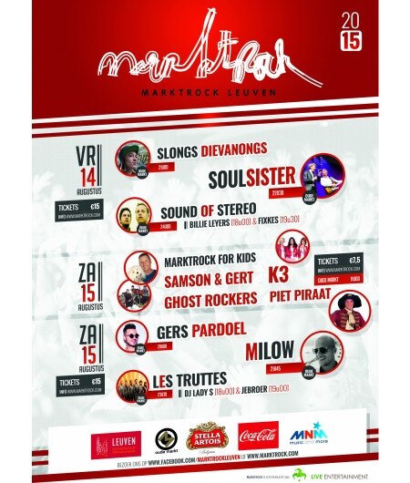 K3 toch naar Marktrock Leuven!