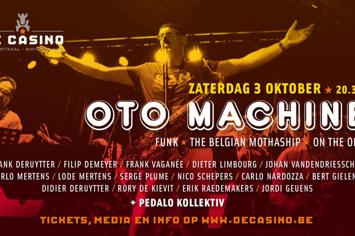 Frank Deruytter presenteert OTO-Machine in De Casino
