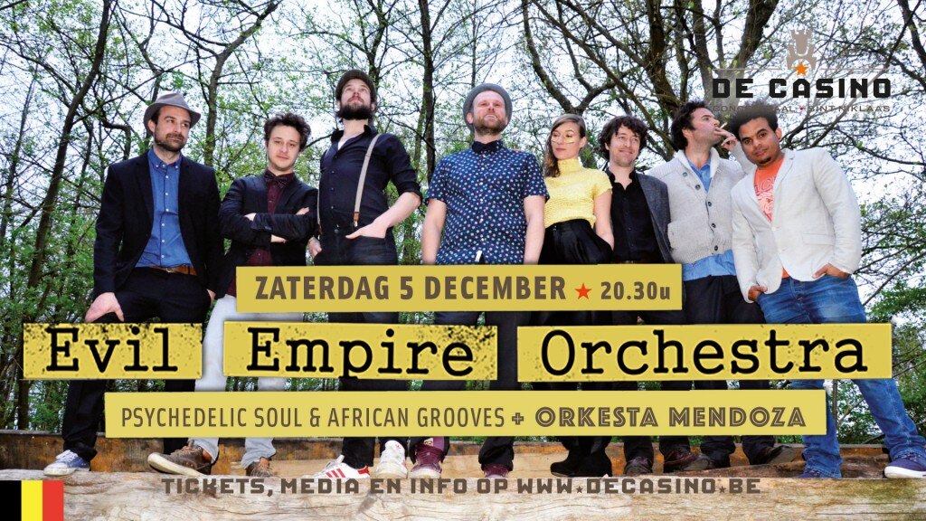 Evil Empire Orchestra vervoegt Orkesta Mendoza in De Casino