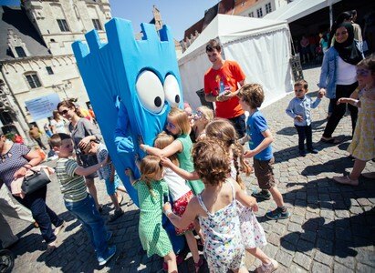 Kinderstraat op Maanrock