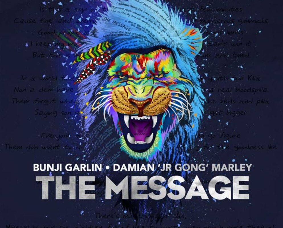 Bunji Garlin And Damian "Jr. Gong" Marley join forces to deliver "The Message"