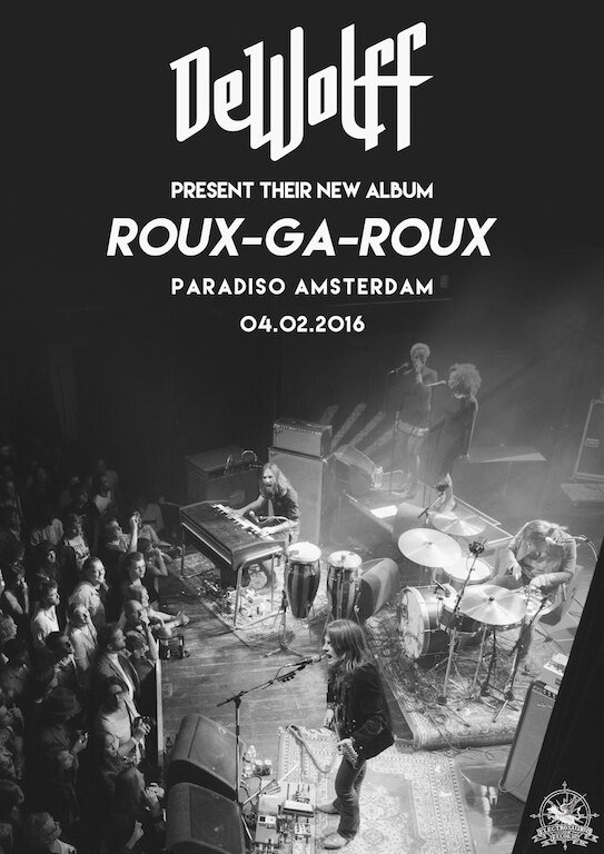 DeWolff presenteert nieuw album Roux-Ga-Roux op 4 februari in Grote Zaal Paradiso