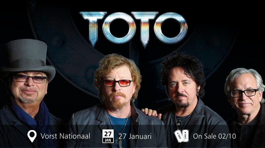 Toto op 27 januari in Vorst Nationaal!