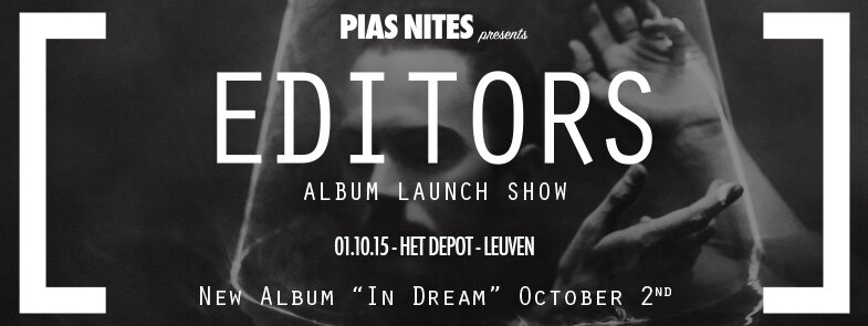 Editors spelen exclusive album release show in Het Depot